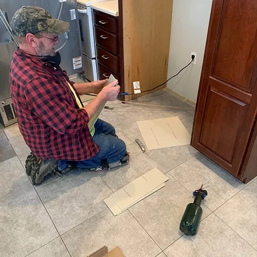 Vinyl installation | William Ryan Flooring & Supplies